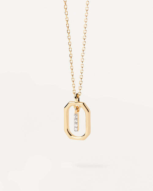 Wholesale MINI Alphabet Silver Necklaces